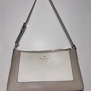 kate spade Cream and Gray Crossbody Bag